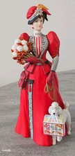 Vintage AVON 1997 Mrs. Albee Award Full-Size Fine Porcelain Lady w/Box+Card picture