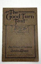 The Good Turn Test, BSA Service Library 1928 Series B. No. 3 Good condition picture