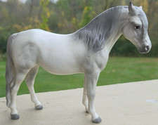 VTG 1958 Hagen Renaker DW Heather B-548 Morgan Horse Matte White Gray Repair picture
