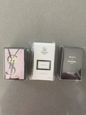 3pc Mixed Brands Perfume Miniatures Boxed YSL Mon Paris Bleu de Chanel Creed picture