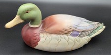 Vtg 1983 Andrea by Sadek Bisque Porcelain Mallard Duck Figurine #7915 Japan picture