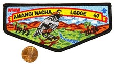 MERGED BOY SCOUT AMANGI NACHA OA 47 BSA GOLDEN EMPIRE CA PATCH QUAIL DEATH FLAP picture