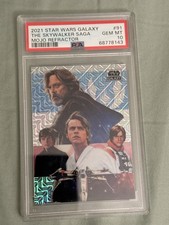 2021 Topps Star Wars Galaxy #91 The Skywalker Saga: Luke Mojo Refractor /50 picture