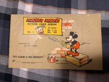 Unused Mickey Mouse Picture Card Album Volume 1 (Walt Disney, 1935) Very Rare picture