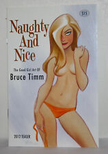Bruce Timm 2012 SDCC Naughty and Nice Teaser Sketchbook Signed LE #554/1000 picture