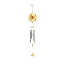 Ganz ACRY-990 Sunflower Acrylic Faux Crystal Charm Windchime, 20.5
