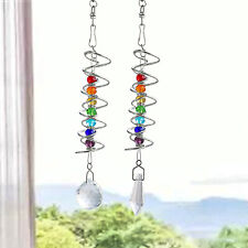 1pc/2pcs Spiral Tail Wind Chime Crystal Pendant Wind Chime Pendulum Garden Decor picture