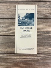 Old Stone House Brochure PA Historical Museum Commission Vintage Ephemera picture