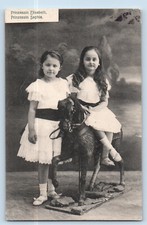 Luxembourg Postcard Princess Elizabeth and Princess Sophie Royalty 1908 picture