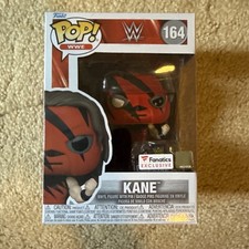 Funko Pop WWE Kane #164 Fanatics Exclusive with Collectible Pin W/ Protector  picture