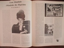 Nov-1981 Genii The Conjurors Mag(MANDRAKE THE MAGICIAN/MARCO THE MAGI/NICK SAVVA picture