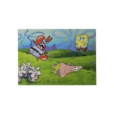 2009 Topps SpongeBob SquarePants Create-A-Scene Card #8 SP Series 1 VERY RARE picture