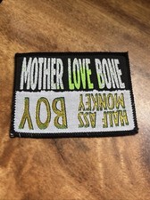 Mother Love Bone Monkey Boy Soundgarden Pearl Jam Sew On Patch Hat 1990 4” Vtg picture