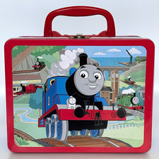 Vintage Thomas & Friends Thomas Keepsake Box Metal Lunchbox, Schylling picture