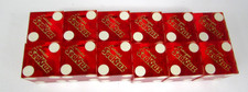 Vtg 1990s Paulson Seacruz Casino Dice Red Craps Precision Memorabilia Lot of 12 picture