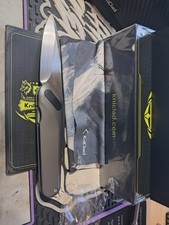 KniClad Knives Ginren Linerlock Dark Gray Titanium Folding S35VN Knife K0011 picture