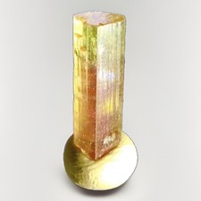 Rarest Glassy Orange Gold Tourmaline Crystal Natural Raw Rough Specimen Brazil picture