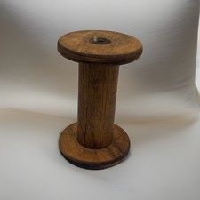 Vintage Vectra Co Odenton MD Wooden Textile Mill Spool Bobbin 1960s 7” picture