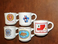 Boy Scout Mug Coffee Cups Bicentennial Helendade San Gabriel Bear Scouter BSA picture