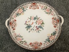 Vintage NORITAKE Nippon 9 1/2” Double Handle Plate/Platter picture