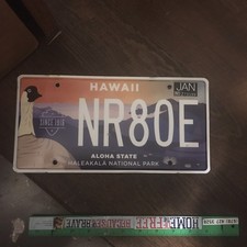 HAWAII  HALEAKALA NATIONAL PARK LICENSE PLATE , SHIPS FAST WELL PACKED picture