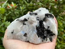 EX Large Rainbow Moonstone Raw Natural Stone,2.5-10 Inch Rough Rainbow Moonstone picture