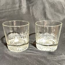 Set of 2 Chivas Regal “Aged 12 Years” Etched Whiskey Glasses Weighted Bottom picture