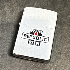 Zippo Windproof Lighter Republic Steel Corp. Youngstown District 1957 picture