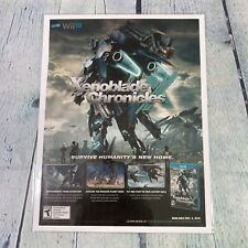 2015 Xenoblade Chronicles Nintendo Wii U Print Ad / Poster Gaming Promo Art picture