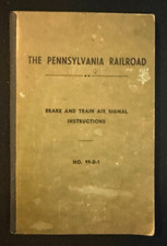 1953 PENNSYLVANIA RAILROAD BRAKE AND TRAIN AIR SIGNAL INSTRUCTIONS MANUAL picture