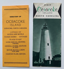Vintage ca 1950s Ocracoke Island North Carolina Brochure & Directory Pamphlet picture