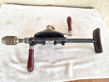 Antique Yankee North Bros #1555 Ratcheting Cheat Drill Brace/Complete/5 Settings picture