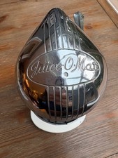 Vintage Rival Juice-O-Mat Citrus Juicer w/ Green Cup – Chrome & Cream late '30s picture