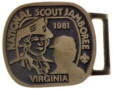 Max Silber 1981 National Jamboree Buckle - Mint picture