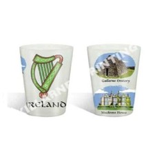 Killarney Printing Historic Ireland Frosted Shot Glass Kitchenware picture