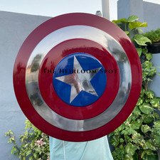 Captain America Metal Shield Replica 1/1 Movie Prop Cosplay 18