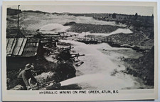  Atlin BC Canada, Pine Creek, Hydraulic Mining, Canada 1930/1940's picture