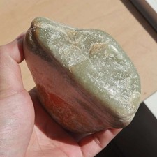 CHINESE super large nephrite jade sapphire jade rough for graden aquarium 1023g picture