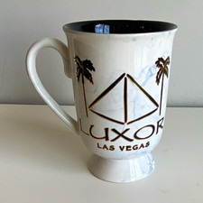 Luxor Las Vegas Casino Resort Coffee Mug Cup White w/ Black Interior Palm Tree picture