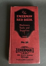 Louis Emerman Co. Red Book Catalog #32 1932 Antique Machine Tools Chicago picture