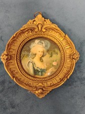 Miniature Victorian Lady In Frame picture