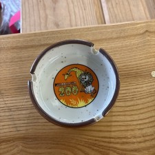 Vintage Americana Ceramic Ashtray, Philadelphia Zoo Made In Japan 🔥 picture