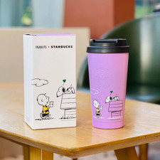 NEW Starbucks Romantic Lavender Purple Stainless Steel Desktop Cup Tumbler Gifts picture
