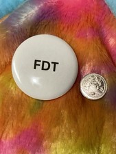 2.25” FDT F*** DONALD TRUMP BUTTON NEW Pin Badge FDT Punk Protest Accessory Alt picture