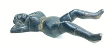 Naughty Naked Nellie Risque Lady Cast Iron Antique Door Stop Boot Jack 8.75