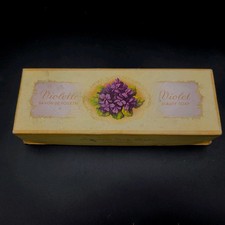 Vintage Savon Soap Violet VEILCHEN Soap 3 Cakes Box Berlin Germany #1064 300g picture