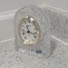 Concept Quartz Cut Crystal Glass Vincennes Mantel Clock picture