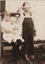 1930s Girl Baby Boy Siblings Family Portrait Childhood Brothers Sister Children picture