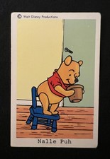 1966 DUTCH GUM DISNEY WINNIE THE POO *TRUE ROOKIE CARD* NALLE PUH POP 0 EX picture