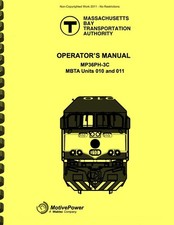 MBTA MP36PH-3C OPERATOR'S MANUAL picture
